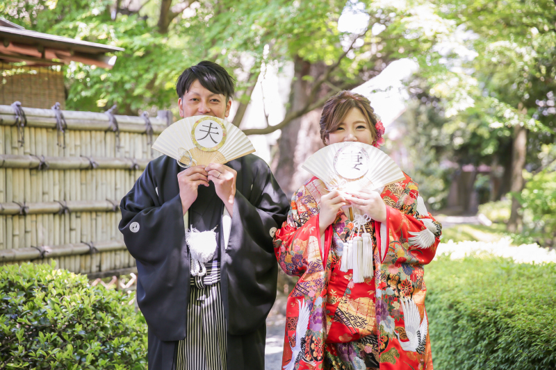 扇子で可愛く・・・！