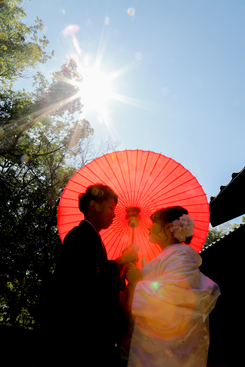 温かい日差しの中で