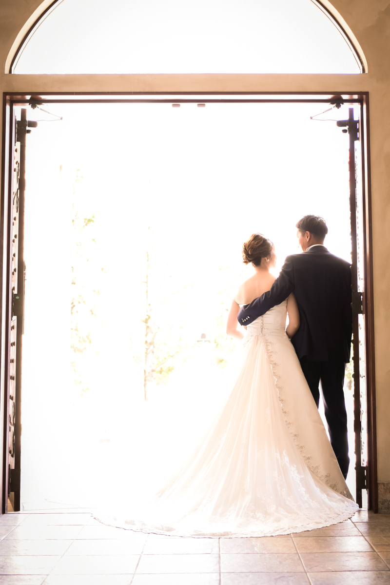 扉の前で・・・