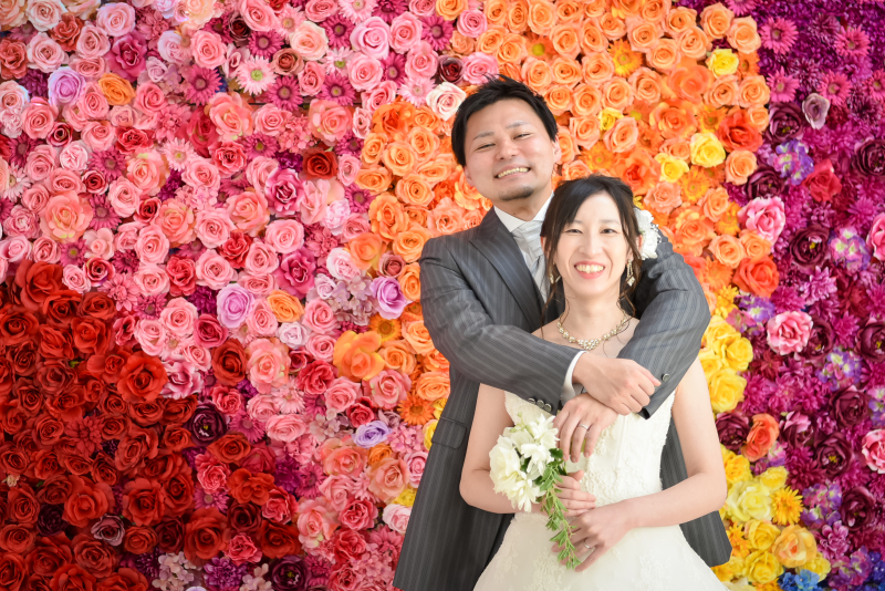 スタジオの花壁&hellip;♡