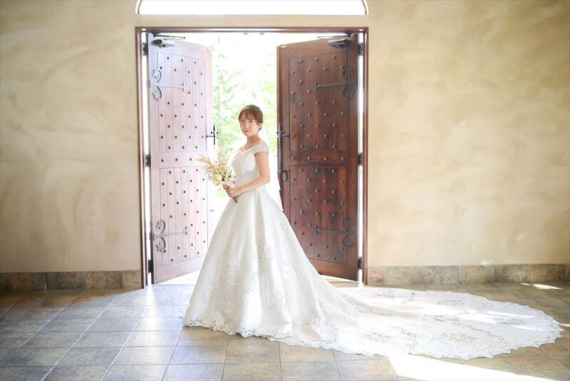 トレーン長め&hellip;♡