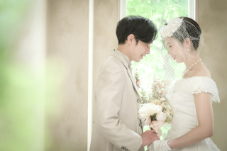 アーティフィシャルフラワーブーケ（造花ブーケ）・ブートニア付き