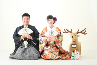 キヌヤ・ブライダルスクエア フェリチタ 熊谷店_きっちりスクリーンからナチュラル背景まで★和装スタジオ