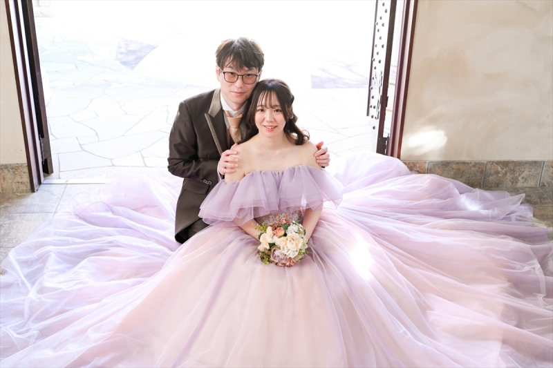 新婦様ヘアチェンジ付♪【衣裳グレードアップなし】 衣裳こだわりフォトプラン 衣裳4着
