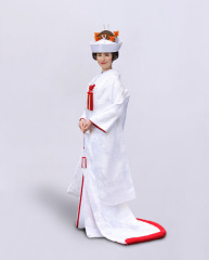 白 百花裂取紋（赤裏）