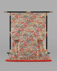 本唐織 松竹梅飛翔文