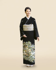 手刺繍 慶賀鼓に草子