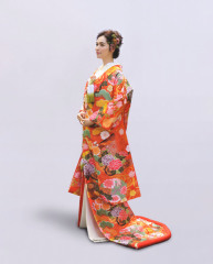 朱赤 吉祥檜扇の舞