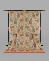 本唐織 能衣草木花丸茶袋文