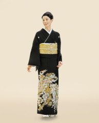 手刺繍 絢爛花熨斗