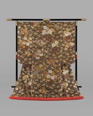 茶枝垂桜花車文