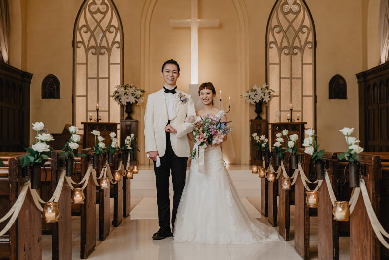 フォーマル風のカットも