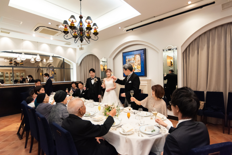 挙式後のご会食