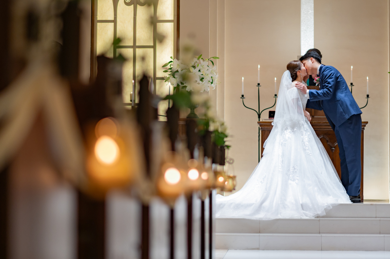 おふたりでの誓いの瞬間を