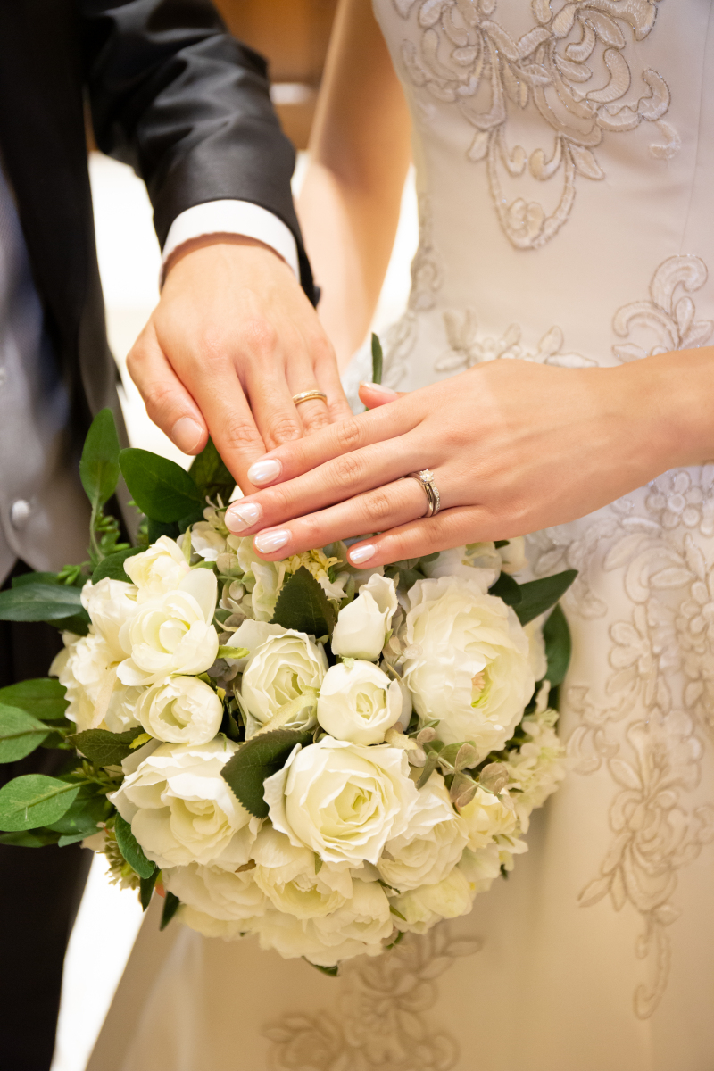 素敵な指輪も一緒に撮影♪