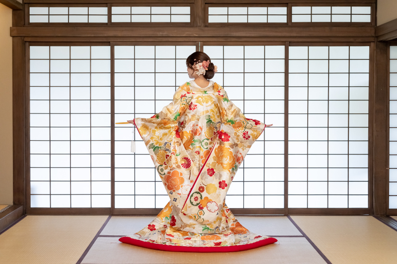 色打掛で前撮りフォト