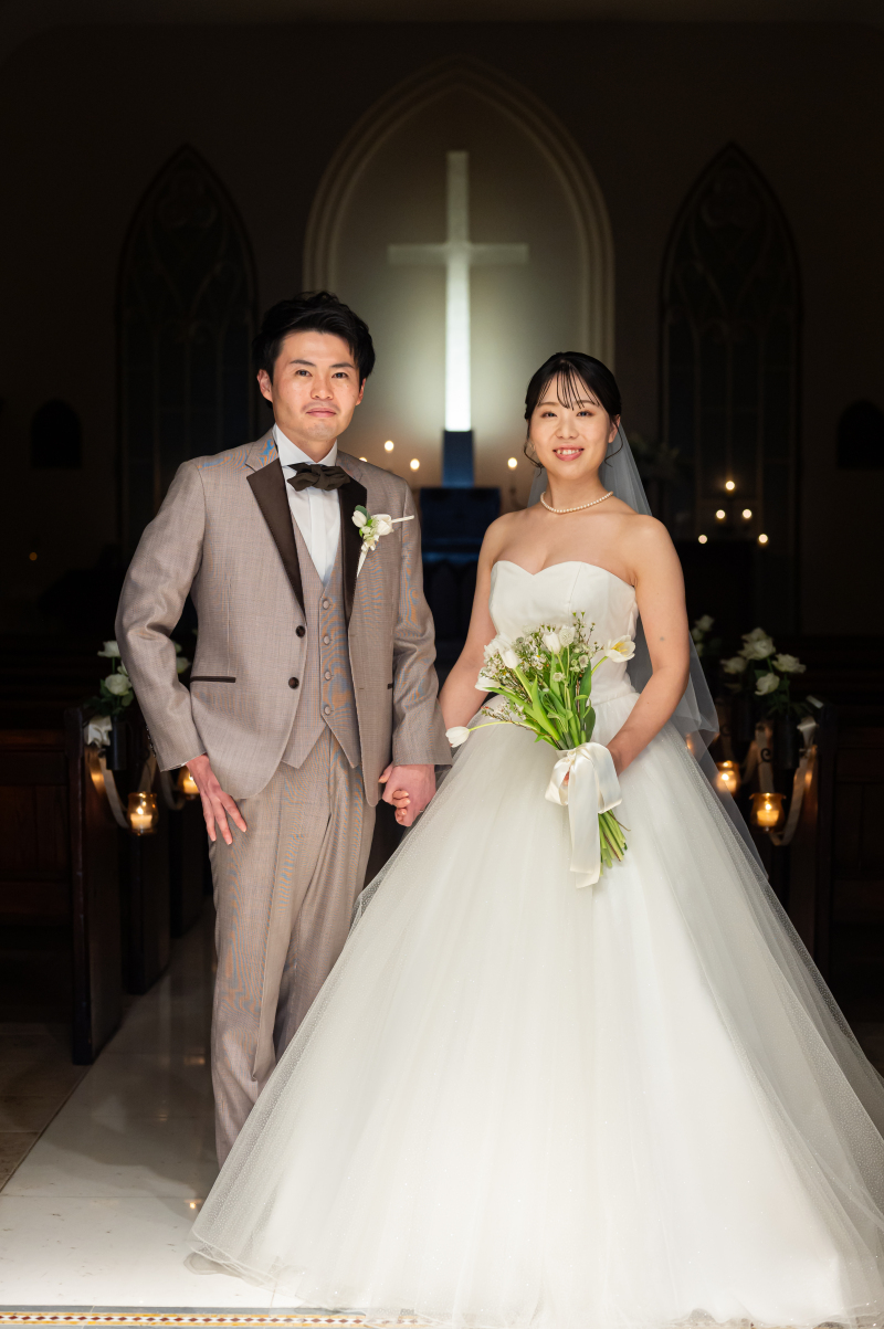 教会礼拝堂にて