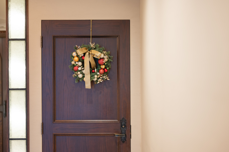 クリスマスシーズンの教会