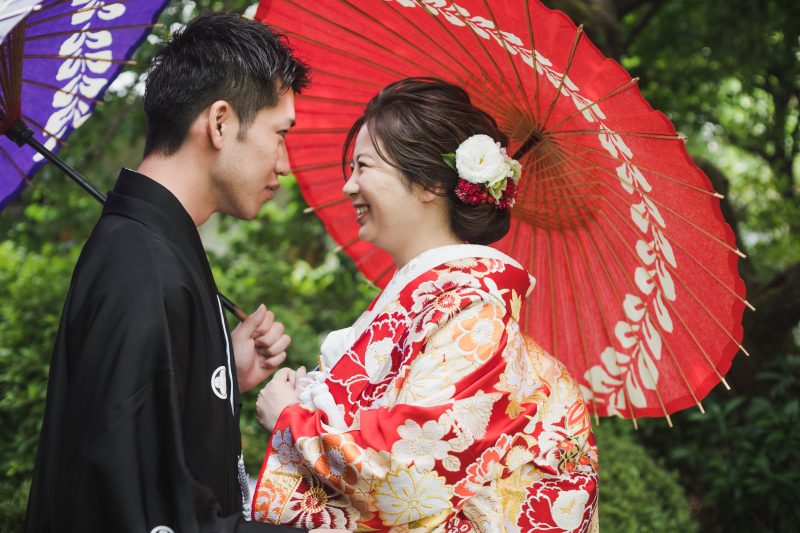 向かい合っての1枚