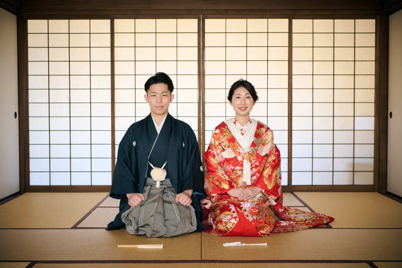 新婦様の胸元に注目！