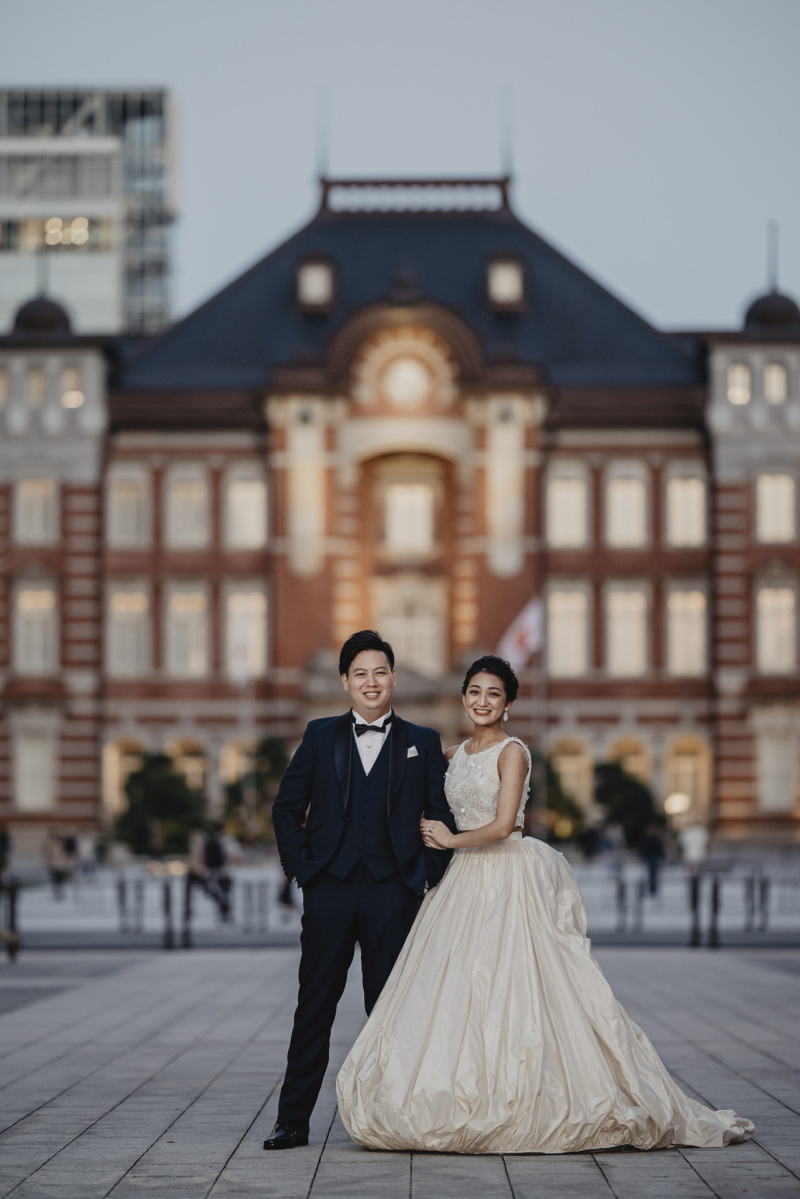 運命の1着で東京駅ロケーションフォト