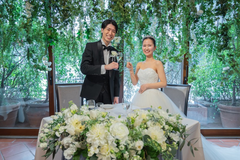 レストランでのパーティ