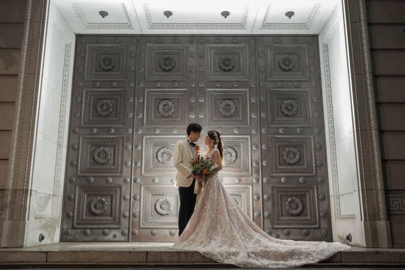 東京駅付近でロケーションフォト