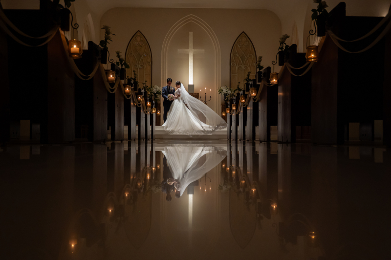 神聖な雰囲気で