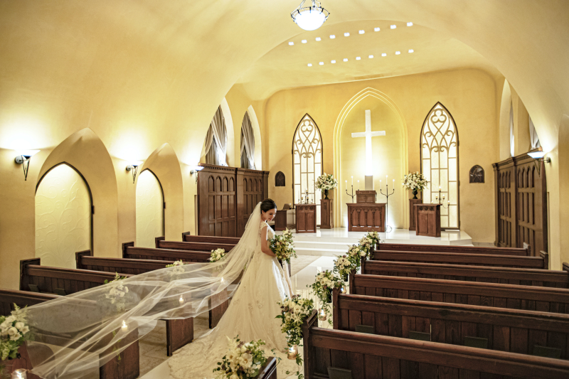 憧れのロングベールでの1枚