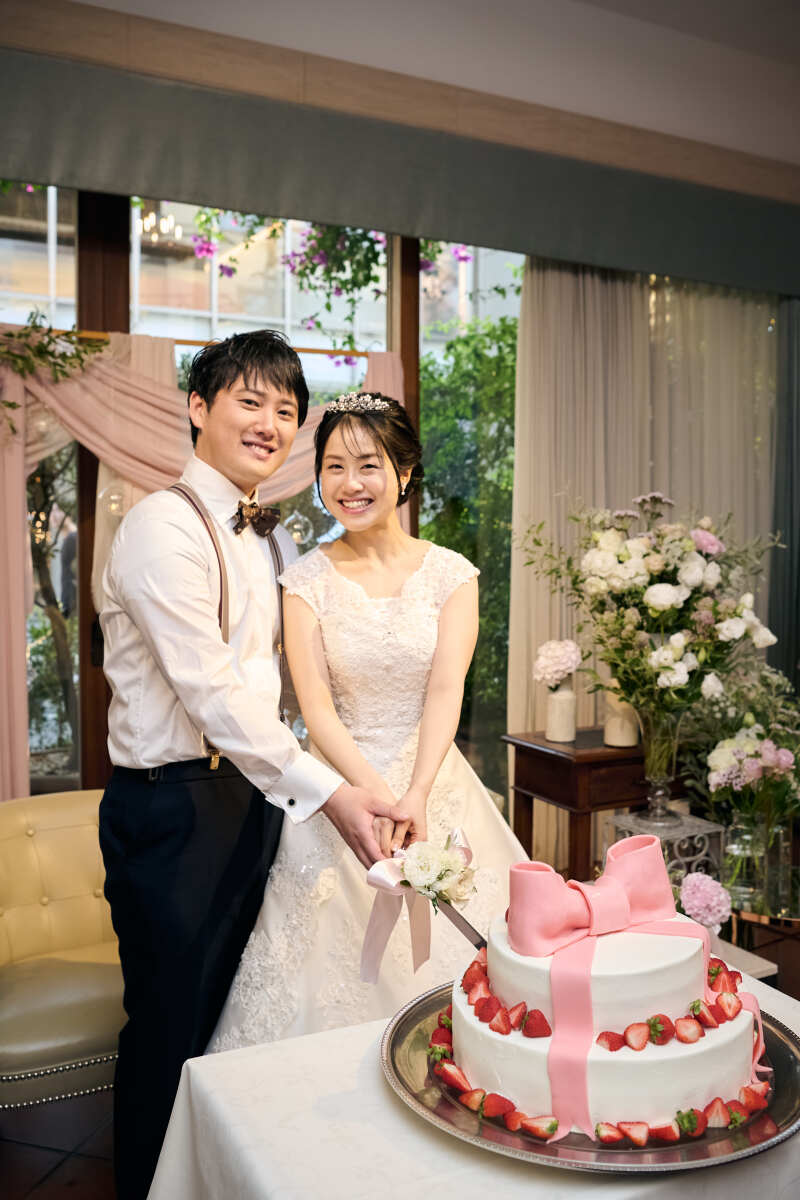 ピンクリボンケーキ！