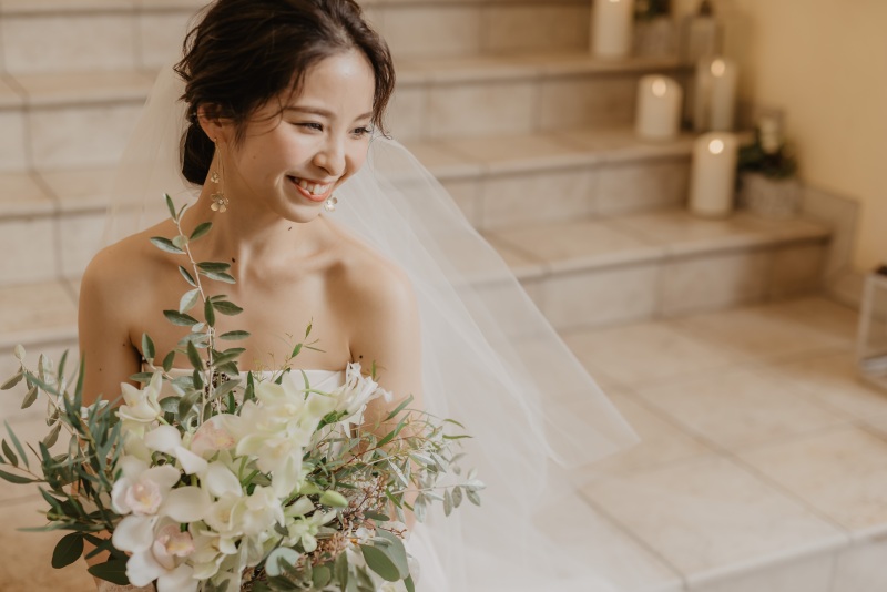 美しいご生花と共に