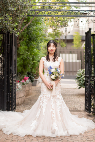 ウェディングドレス　3つのスタイルで