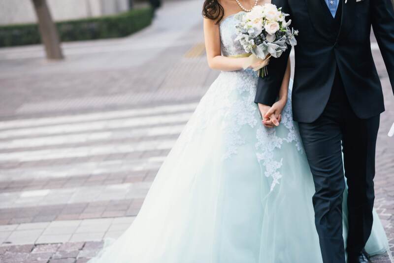 寄り添うおふたり