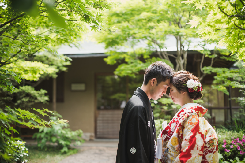 この秋オススメ！！和装庭園フォト