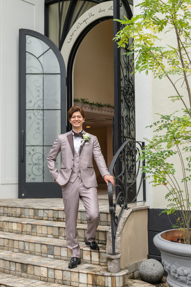 新郎様のソロショット