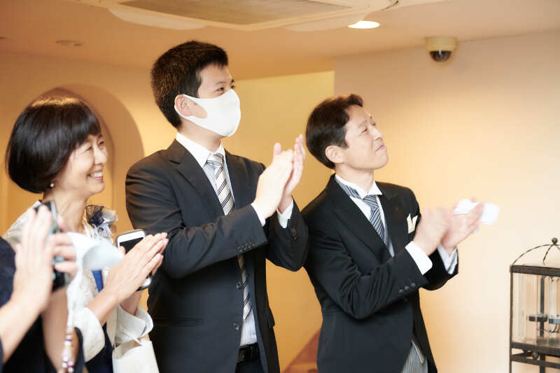 皆様のあたたかい拍手