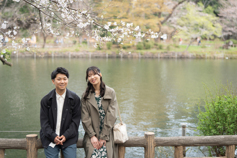 自然体のおふたりで