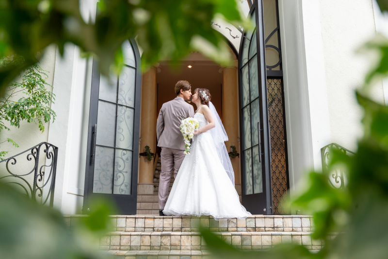 教会お外での撮影