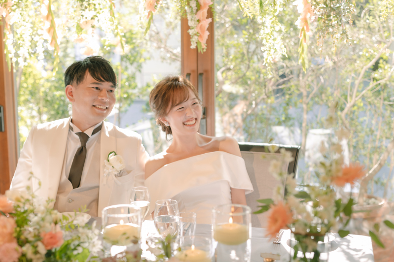 自然な笑顔が◎