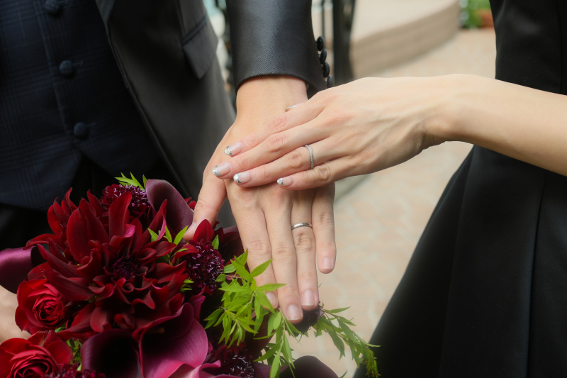 ネイルとブーケを記念に