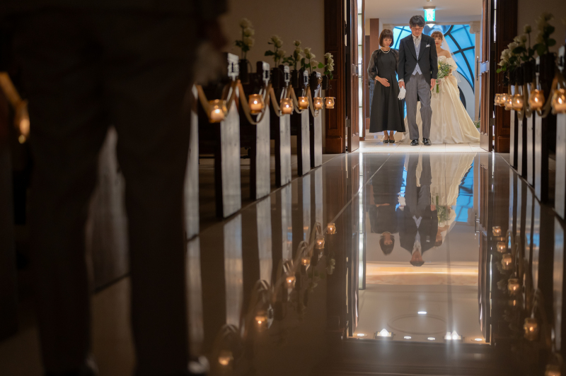 新婦様の人生を表すヴァージンロード