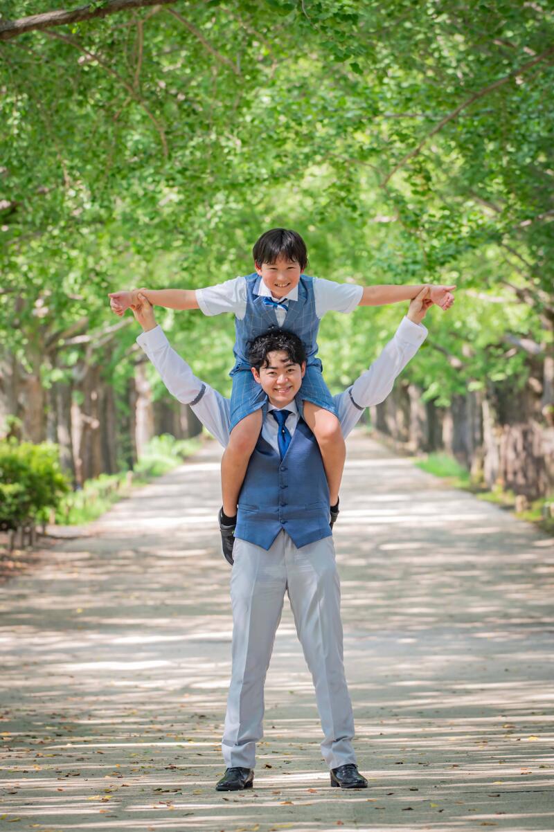 リンクコーデのおふたり