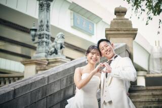 日本橋でロケーションフォト