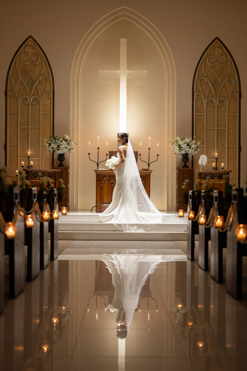 南青山ル・アンジェ教会_ウエディングドレスが豊富