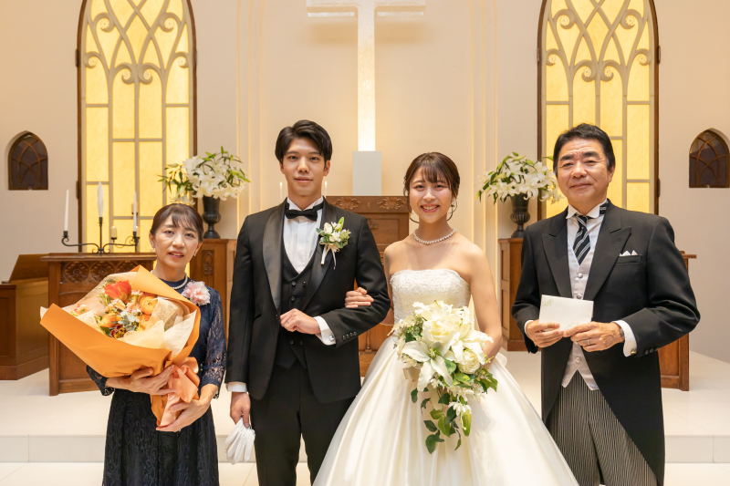 南青山ル・アンジェ教会_家族・友人を撮影に呼べる