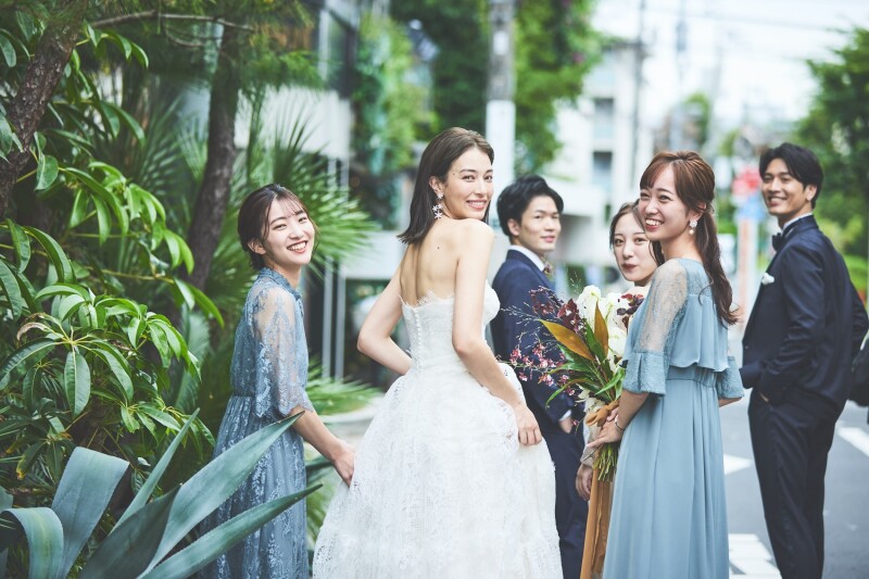 南青山ル・アンジェ教会_家族・友人を撮影に呼べる