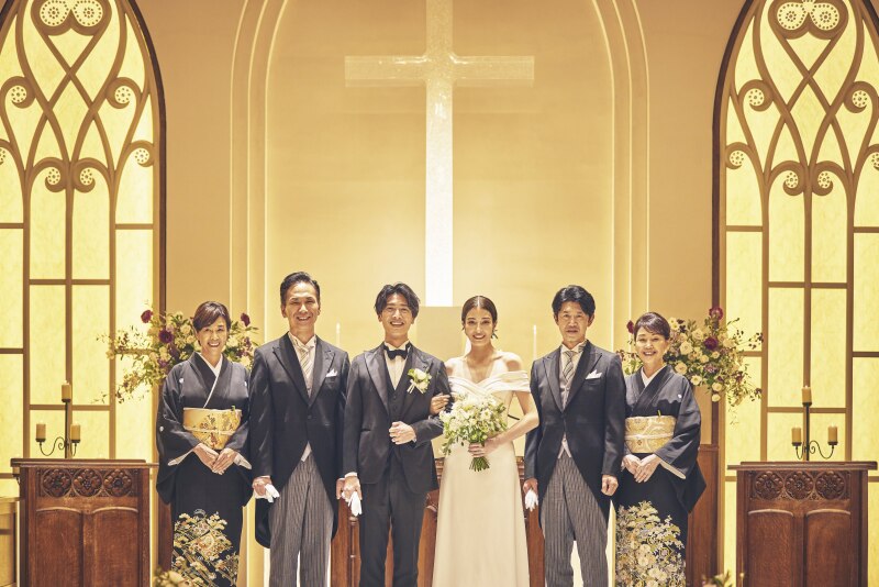 挙式後はゆったり写真タイム