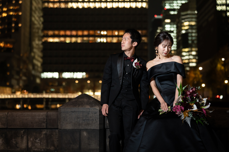【夜景に映える】TAKAMI BRIDALのドレス