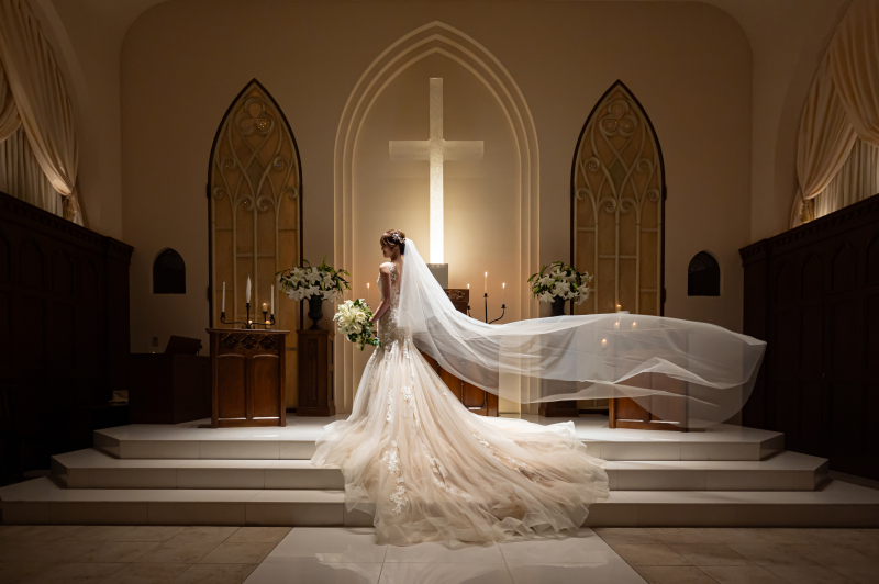 デザイン豊富なウエディングドレス