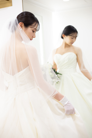 新婦様ドレスフィッティング